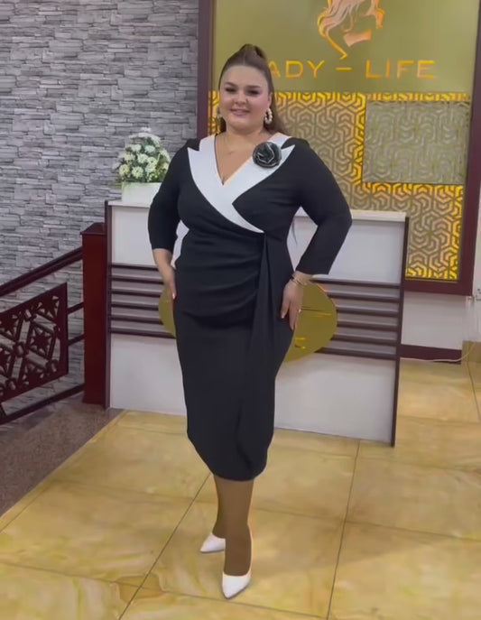 Rochie Ajna midi de zi
